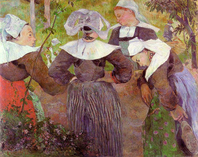 Paul Gauguin Four Breton Women China oil painting art